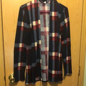 Pink blush open front cardigan size medium